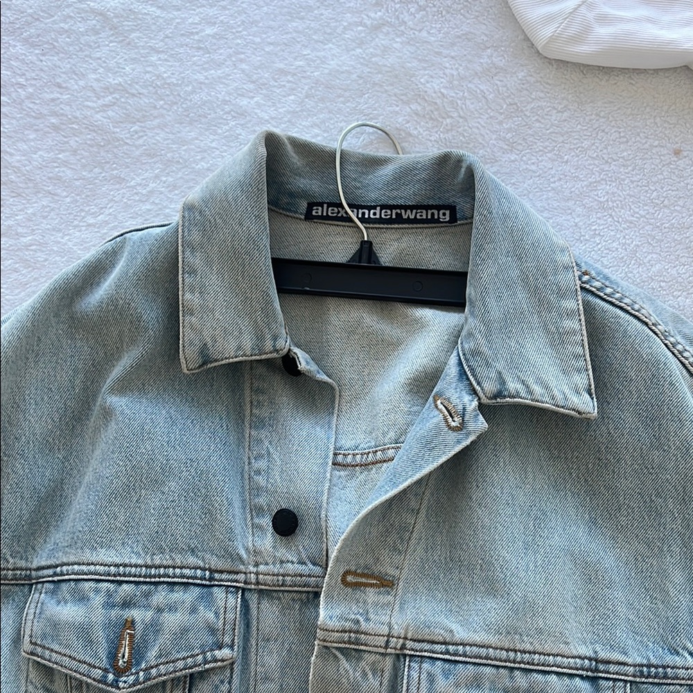 Alexander Wang Light Blue Denim Jacket